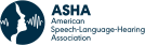 ASHA American Speech-Language-Hearing Association Logo